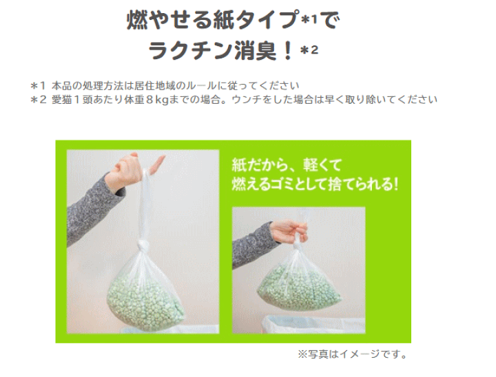 楽天市場】飛び散らない緑茶成分入り 消臭サンド(4L) デオトイレ