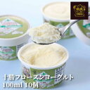 【ポイント10倍！スーパーSALE 10%OFF】北海道十勝産ジャージー牛使用 フローズンヨーグルト 100ml×10個 さっぱりヘ…