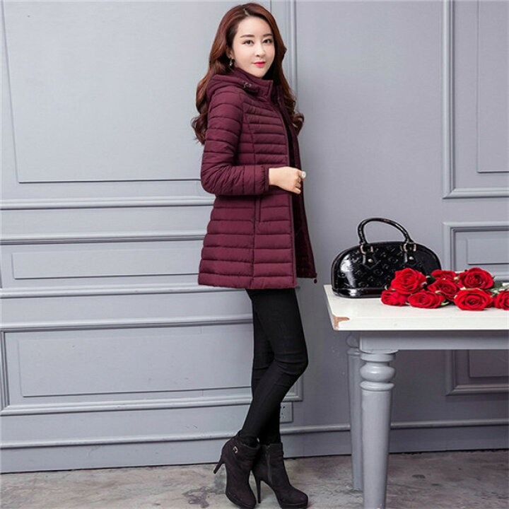 楽天市場 超激安 中綿コート アウター レディース コート 大きいサイズ アウター ジャケット 秋冬コート レディース ロングジャケット 防寒コート 羽織 ジャケット フード付き Just For You Online Store