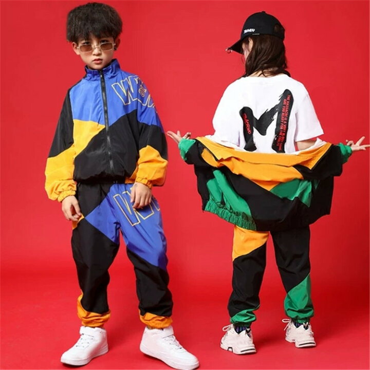 楽天市場 キッズ ダンス ジャケット 子供衣装 Hiphop ダンス 衣装 ヒップホップ ダンストップス キッズダンス衣装 韓国 子供服 パーカー ダンスパンツ 社交ダンス ユニセックス Just For You Online Store