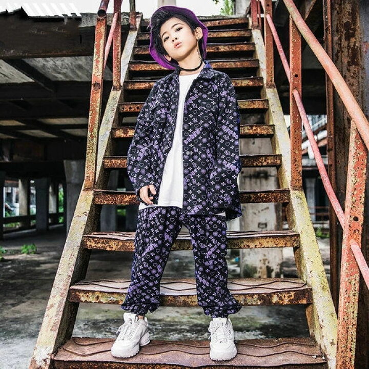 楽天市場 ダンス 衣装 ヒップホップ 韓国 ダンス衣装 トップス キッズ ダンス ジャケット 長袖 かっこいい キッズ ダンス 衣装 Tシャツ 子ども服 派手 ダンスパンツ Just For You Online Store