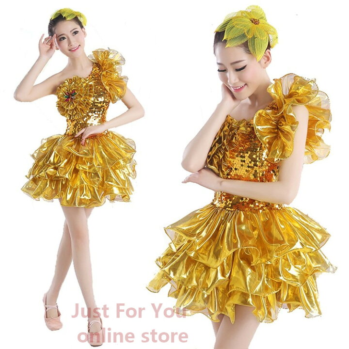 楽天市場 レディース ラテンドレス ステージ衣装 セクシー ふんわり スパンコール ワンピース 社交ダンス 舞台 演出服 個性 練習着 クラブ服 チャチャ モダン パーティー Just For You Online Store