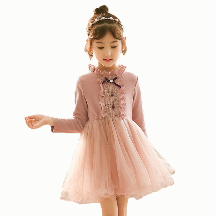 楽天市場 ピアノ 発表会 ワンピース 女の子 韓国子供服 ドレス 長袖 女の子 ワンピース 裏 起毛 膝丈 合唱団 入園式 学園祭 チュールドレス プリンセス ピンク グリーン 普通 裏起毛 110 1 130 140 150 160cm Just For You Online Store