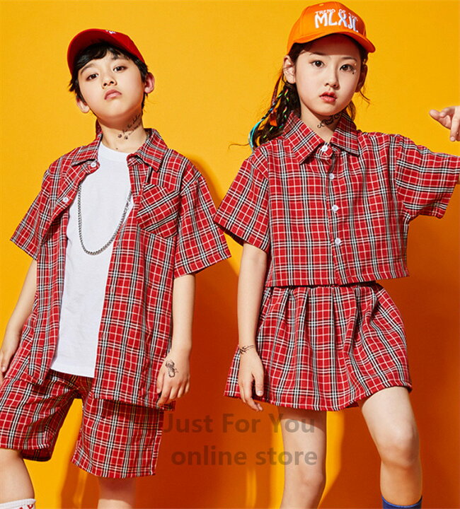 楽天市場 キッズダンス衣装 セットアップ ヒップホップ チェックシャツ ダンス衣装 チェックパンツ ｔシャツ ダンス衣装 女の子 男の子 キッズ ダンス 衣装 ヒップホップ ガールズ Hiphop Jazz ダンス衣装 かっこいい Endsale 18 Just For You Online Store