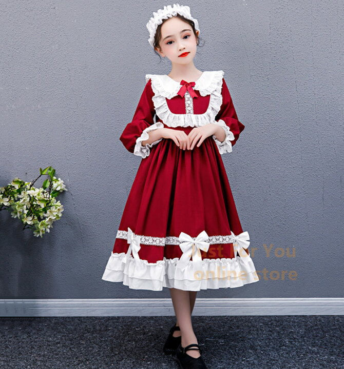 楽天市場 子どもドレス ロリータ Lolita ハロウィン コスプレ ゴスロリ 仮装 変装 リボン コスチューム スカート 萌え ロリータファッション 可愛い キッズ オシャレ コスプレ衣装 大きいサイズ Just For You Online Store