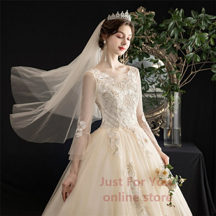 楽天市場 ウェディングドレス ロングドレス 格安 ウエディングドレス 韓国 披露宴 二次会 結婚式 イベント 演奏会 発表会 フォーマルドレス 編み上げタイプ オシャレ 高級感 S M L Xl 2xl Just For You Online Store