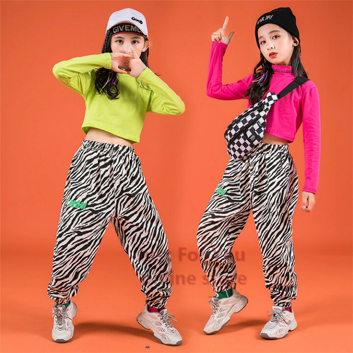 楽天市場 ダンス ヒップホップ 子供 キッズ ダンス 衣装 女の子 ガールズ ジュニア ダンスウェア 原宿風 子供服 韓国風 シャツへそ出し Tシャツ 長袖 トップス パンツ ゼブラ柄 ズボン ロングパンツ 舞台 ファッション 可愛い 発表会 練習 Just For You Online Store 楽天市場 ダンス ヒップホップ 子供 キッズ ダンス 衣装 女の子 ガールズ ジュニア ダンスウェア 原宿風 子供服 韓国風 シャツへそ出し Tシャツ 長袖 トップス パンツ ゼブラ柄 ズボン ロングパンツ 舞台 ファッション 可愛い 発表会 練習 Just For You Online Store