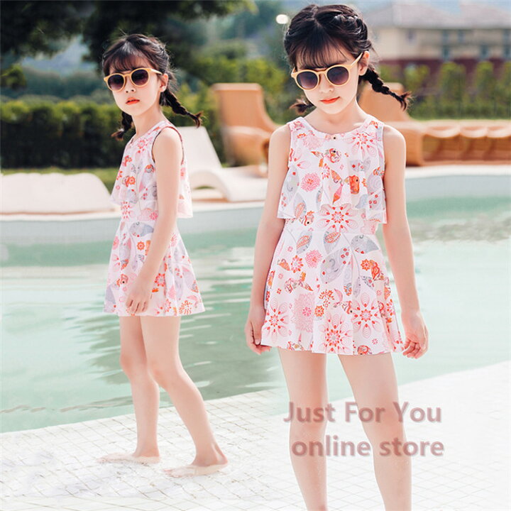 楽天市場 キッズ 水着 女の子 セパレート 子供 ワンピース スクール水着 スカート ショートパンツ 2点セット 子供水着 ジュニア 小学生 スイムウェア 女児 ガールズ 水遊び プール 海 体型カバー 動きやすい かわいい Just For You Online Store