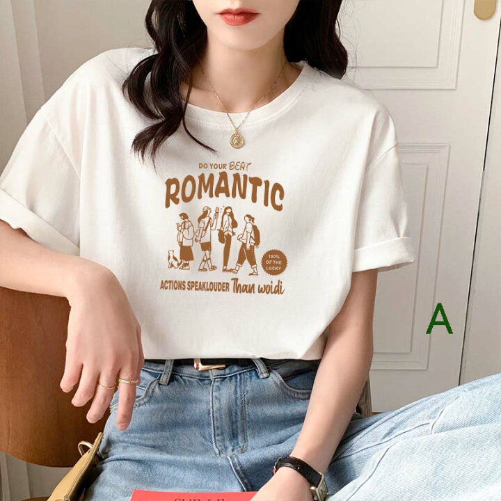 楽天市場】人気 Tシャツ トップス 夏の思い出作り 生地よい 半袖 夏 