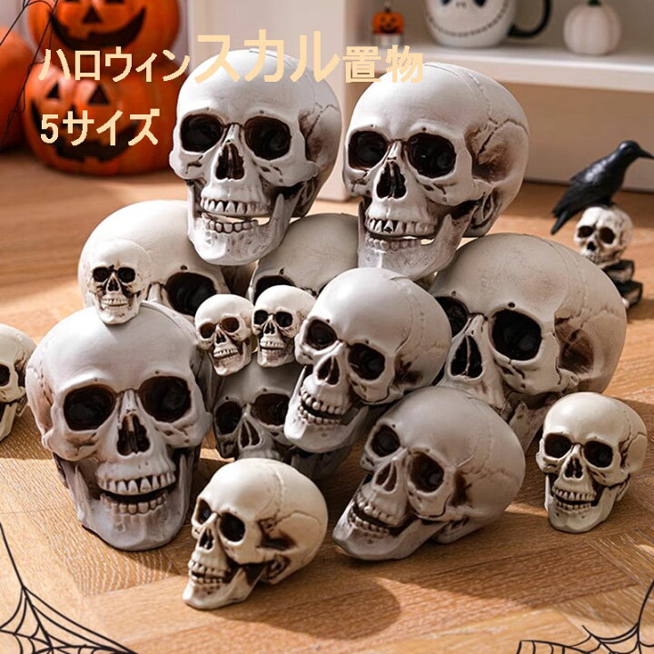 楽天市場】可動式 骸骨 置物 スカル ハロウィン ハロウィーン ドクロ 