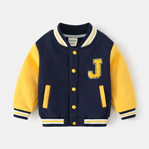 キッズ ジャケット スタジャン こども 子ども 女の子 男の子 子供服 長袖 アウター 秋冬 コート 野球服 子供コート 上着 トップス 暖か 防寒 プレゼント 韓国風 通園 通学 可愛い ガールズ 入