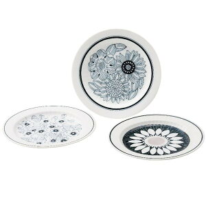 【香典返し 送料無料】 食器 ギフト アンティコフラワー ケーキ皿 プレート 3枚 セット 詰め合わせ 美濃焼 お皿 小皿 取り皿 洋風 陶器 引き出物 四十九日 引出物 お返し 喪中 法事 お供え物