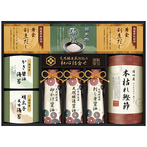 【香典返し 送料無料】 調味料 ギフト 醤油 味付け海苔 出汁 鰹節 伊賀越 天然醸造蔵仕込み 和心 セット 詰め合わせ 和風 惣菜 食品 引き出物 四十九日 引出物 お返し 喪中 法事 お供え物 満