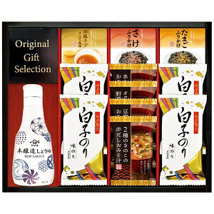 【香典返し 送料無料】 調味料 ギフト ヤマサ 醤油 鮮度しょうゆ みそ汁 フリーズドライ ふりかけ 白子のり セット 詰め合わせ 惣菜 食品 引き出物 四十九日 引出物 お返し 喪中 法事 お供え