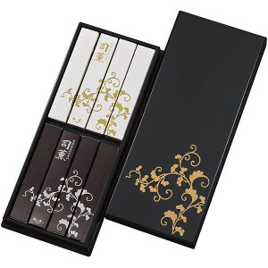 【香典返し 送料無料】 線香 ギフト お香 司薫 二種香 白檀 沈香 8箱入 塗箱入 セット 詰め合わせ 仏壇 仏具 引き出物 四十九日 引出物 お返し 喪中 法事 お供え物 満中陰志 忌明け 49日 挨拶状