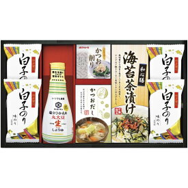 【香典返し 送料無料】 調味料 ギフト キッコーマン 塩分ひかえめ生しょうゆ 海苔 白子のり お茶漬け セット 詰め合わせ 惣菜 和風惣菜 食品 引き出物 四十九日 引出物 お返し 喪中 法事 お供え物 満中陰志 忌明け 49日 挨拶状 粗供養 品物 お礼 OR-30 (12)