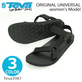 【TEVA】ORIGINAL UNIVERSAL BLACK テバ オリジナル ユニバーサル レディース 1003987 黒白 サンダル おしゃれ 贈り物