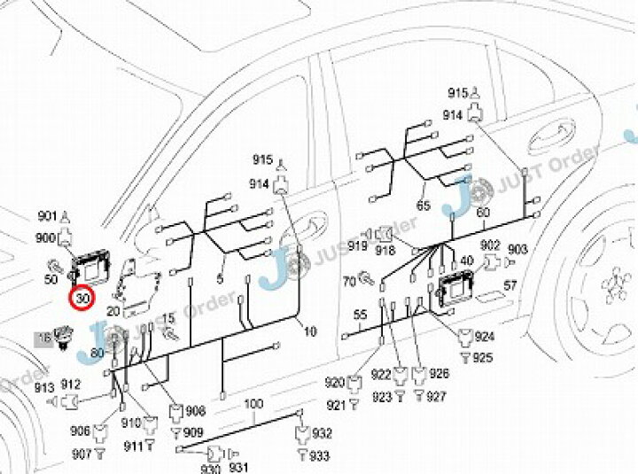 楽天市場】【W221】Sクラス用 左前ドアコントロールユニット/純正OEM 