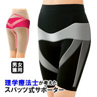 理学療法士が考えた 股関節スパッツ 日本製 サポーター 股関節 ウォーキングスパッツ 男女兼用 足腰 ヒッ…