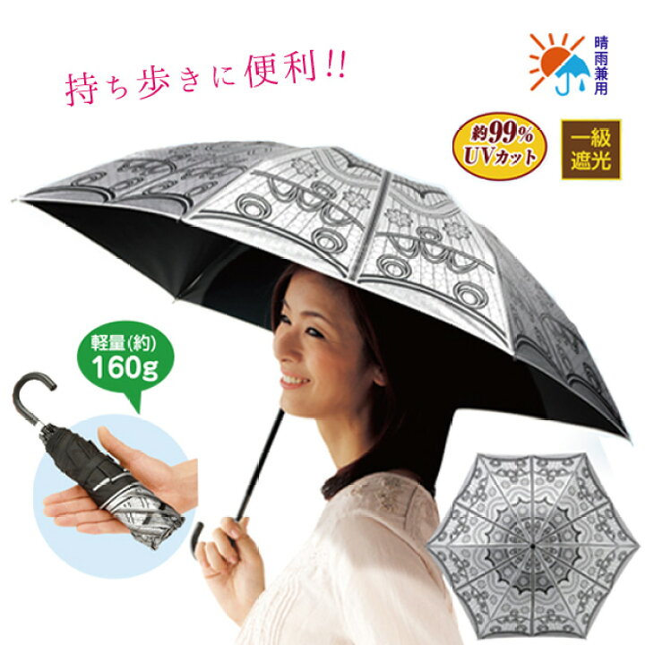 折りたたみ傘 晴雨兼用 日傘 折り畳み 遮熱 遮光 軽量 傘 UVカット