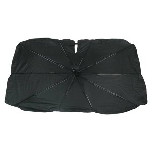 UVカーサンバイザー 車用 サンシェード 傘型 カー用品 フロントガラス UVカット 日よけ 遮光 遮熱 直射日光 車内温度軽減 傘タイプ 10本骨組み 簡単設置 便利
