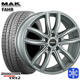 【取付対象】225/45R18 BMW G42 G20/G21 G22/G23用 2021〜2022年製 ブリヂストン ブリザック VRX2 MAK FAHR シルバー 18インチ 7.5J 5H112 +28 スタッドレスタイヤホイール4本セット 送料無料