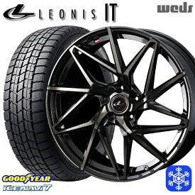 【取付対象】195/65R15 ノア ヴォクシー 2023年製 グッドイヤー アイスナビ7 Weds ウェッズ レオニス IT PBMC/TI 15インチ 6.0J 5H114.3 スタッドレスタイヤホイール4本セット