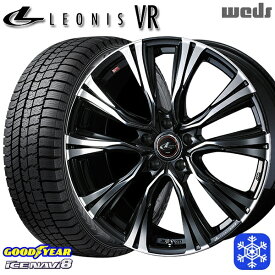 【取付対象】205/65R15 ステップワゴン オデッセイ 2022～2023年製 グッドイヤー アイスナビ8 Weds ウェッズ レオニス VR PBMC 15インチ 6.0J 5H114.3 スタッドレスタイヤホイール4本セット