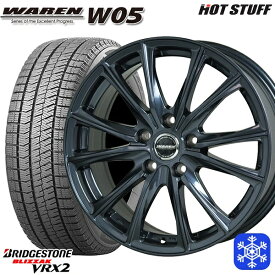 【取付対象】205/65R15 ステップワゴン オデッセイ 2021～2022年製 ブリヂストン ブリザック VRX2 HotStuff ヴァーレンW05 ガンメタリック 15インチ 6.0J 5H114.3 スタッドレスタイヤホイール4本セット