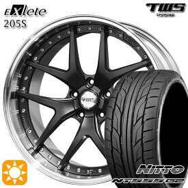 ベンツ Eクラス/CLS F) 245/40R19 98Y XL R) 275/35R19 100Y XL ニットー NT555 G2 TWS EXlete 205S フラットブラック 19インチ 8.0J 9.0J 5H112 サマータイヤホイールセット