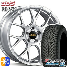 235/50R18 101Y XL ヨコハマ ブルーアース 4S AW21 BBS RE-V7 ダイヤモンドシルバー（DS） 18インチ 8.0J 5H114.3 オールシーズンタイヤホイールセット