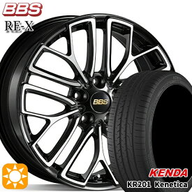 【取付対象】アクセラ アテンザ 215/45R18 93W ケンダ ケネティカ KR201 BBS RE-X ブラックダイヤカット（BKD） 18インチ 7.5J 5H114.3 サマータイヤホイールセット