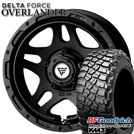 【取付対象】ジムニーシエラ 225/75R16 115/112Q RBL BFグッドリッチ マッドテレーン T/A KM3 デルタフォース オーバーランダー MB 16インチ 6.0J 5H139.7 サマータイヤホイールセット