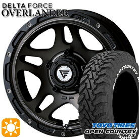 【取付対象】ジムニーシエラ 225/75R16 103/100Q トーヨー オープンカントリー M/T デルタフォース オーバーランダー MS 16インチ 6.0J 5H139.7 サマータイヤホイールセット