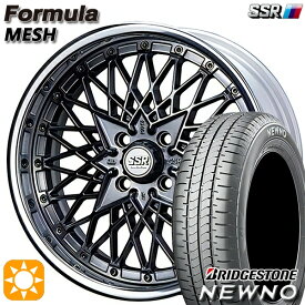 4/24-4/27 P5倍！195/50R16 84V ブリヂストン ニューノ SSR フォーミュラ メッシュ FMチタン 16インチ 6.0J 4H100 サマータイヤホイールセット