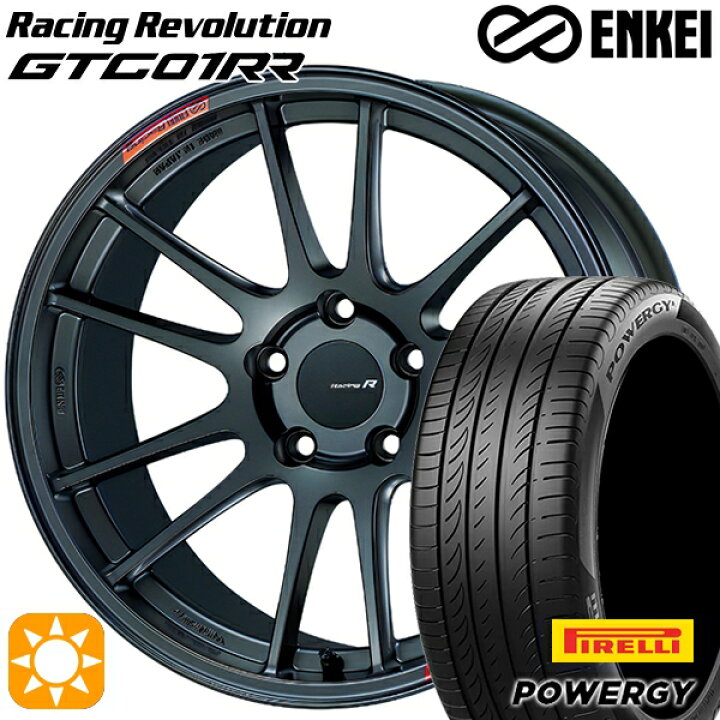 楽天市場】【取付対象】225/40R18 92W XL ピレリ パワジー ENKEI 