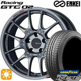 【最大2,000円OFFクーポン】スイフト 215/40R17 87W XL グッドイヤー イーグル LSEXE ENKEI エンケイ レーシング GTC02 ハイパーシルバー 17インチ 7.5J 4H100 サマータイヤホイールセット