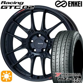 【最大2,000円OFFクーポン】スイフト 215/40R17 87V XL ヨコハマ ブルーアース ES32 ENKEI エンケイ レーシング GTC02 マットブラック 17インチ 7.5J 4H100 サマータイヤホイールセット