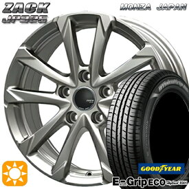 【最大2,000円OFFクーポン】リーフ レヴォーグ 215/50R17 91V グッドイヤー エフィシェントグリップ エコ EG01 MONZA ザック JP325 ブライトシルバー 17インチ 7.0J 5H114.3 サマータイヤホイールセット