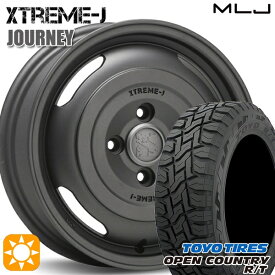 6/11までポイント5倍！145/80R12 80/78N LT トーヨー オープンカントリー R/T MLJ エクストリームJ ジャーニー ガンブラック 12インチ 3.5J 4H100 サマータイヤホイールセット