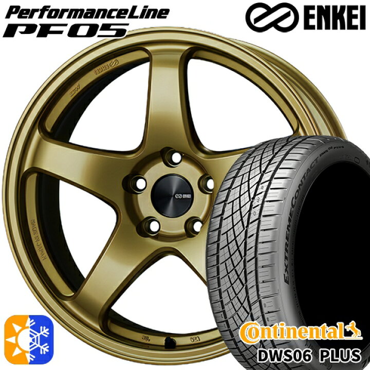 楽天市場】215/55R17 94W コンチネンタル DWS06+ ENKEI エンケイ 