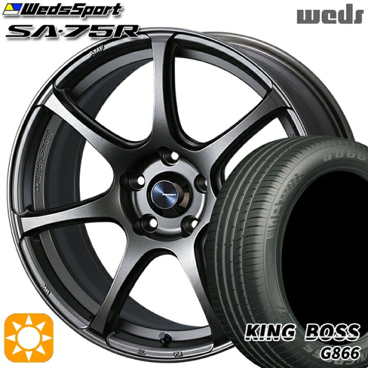 楽天市場】【取付対象】225/45R18 95W XL キングボス G866 Weds 