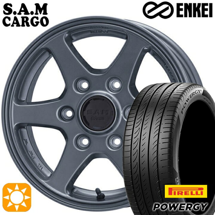 楽天市場】【取付対象】215/60R17 96V ピレリ パワジー ENKEI S.A.M 