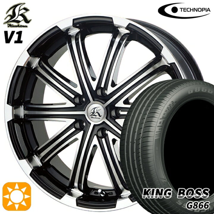 楽天市場】【取付対象】225/45R18 95W XL キングボス G866 テクノピア 