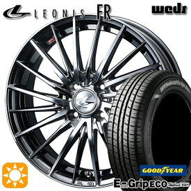 【取付対象】175/60R16 82H グッドイヤー エフィシェントグリップ エコ EG01 Weds レオニス FR BMCMC (ブラックメタルコート ミラーカット) 16インチ 6.0J 4H100 サマータイヤホイールセット