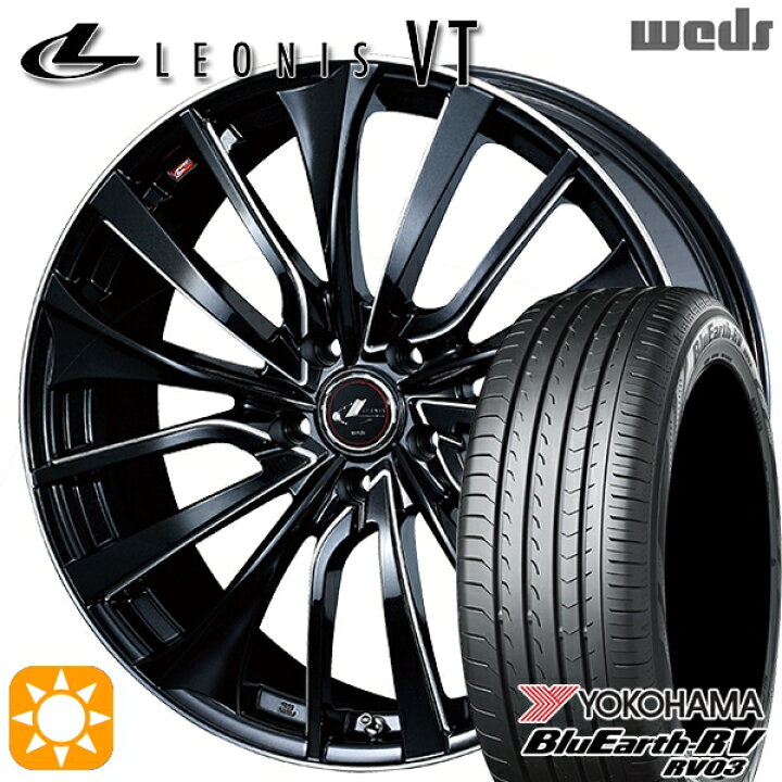 LEONIS VT パールブラック 235/50R18 4本セット