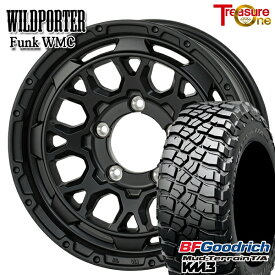 【取付対象】[5本セット]ジムニーシエラ 225/75R16 115/112Q RBL BFグッドリッチ マッドテレーン T/A KM3 トレジャーワン ワイルドポーター ファンク WMC MBK 16インチ 6.0J 5H139.7 サマータイヤホイールセット