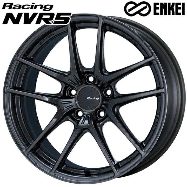 楽天市場】18インチ 9.5J 5H120 +45 ENKEI エンケイ レーシング NVR5 