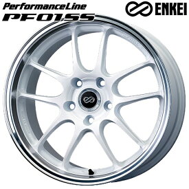 17インチ 9.0J 5H114.3 +60 ENKEI パフォーマンスライン PF01SS プラチナムマシンドシルバー アルミホイール単品 1本 4本以上送料無料