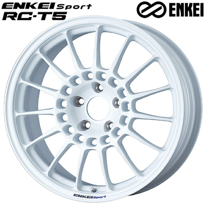 楽天市場】17インチ 8.5J 5H114.3 +30 ENKEI エンケイ スポーツ RC-T5 